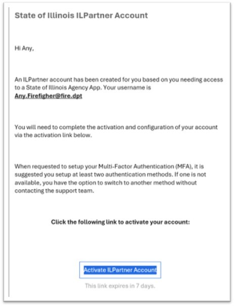 Sample State of Illinois ILPartner Email
